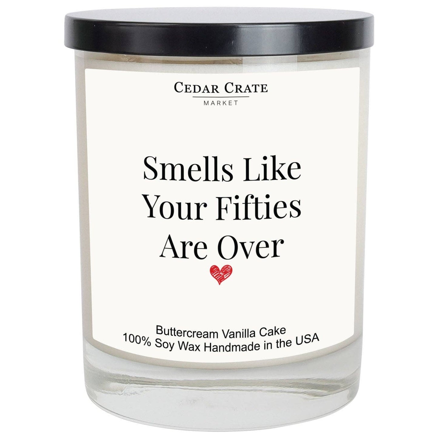 Birthday Candle - Smells Like Your Fifties Are Over