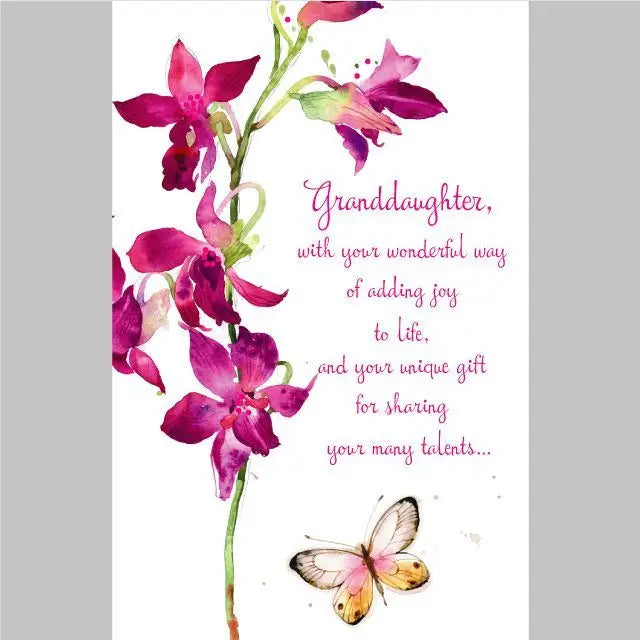 Granddaughter Birthday Card