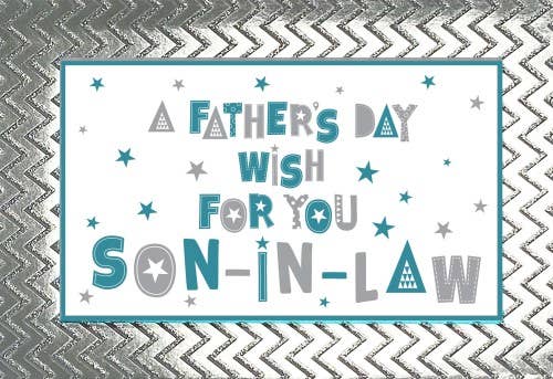 Fathers Day Son In Law Card