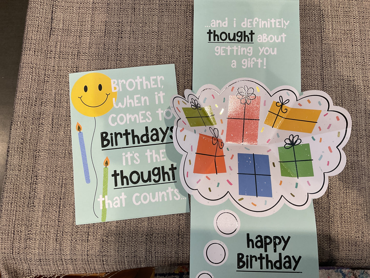 Brother Birthday Card