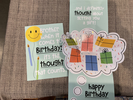 Brother Birthday Card