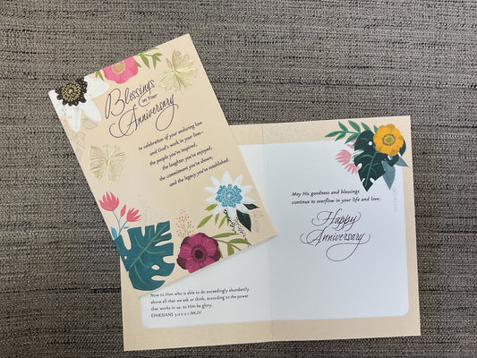 Religious Anniversary Card