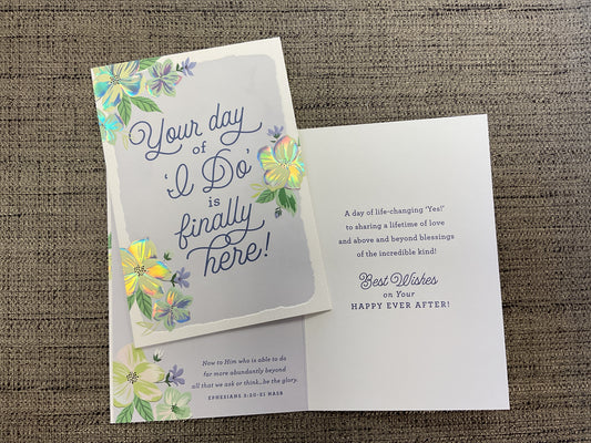Wedding Religious Card