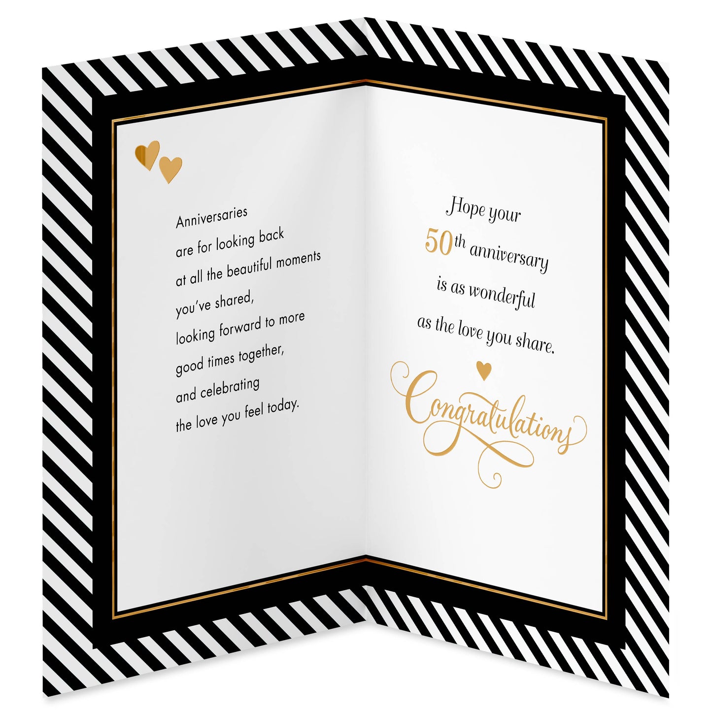 50th Anniversary Card (Golden Years Together)