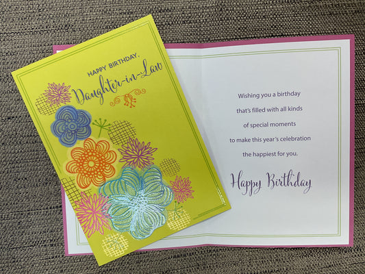 Daughter-in-Law Birthday