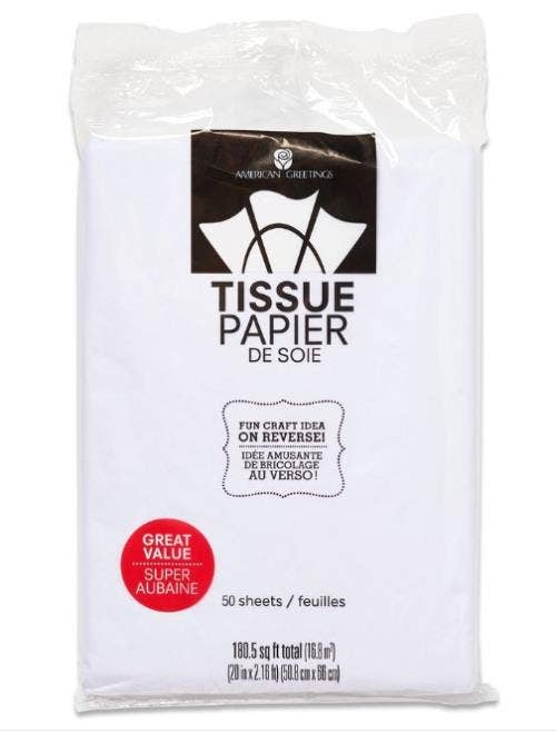 Tissue Paper White 50 Sheet