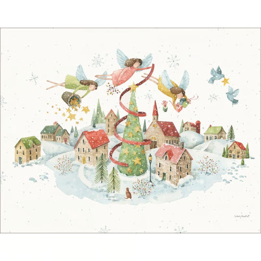 Snow Angels Boxed Christmas Cards by Lisa Audit