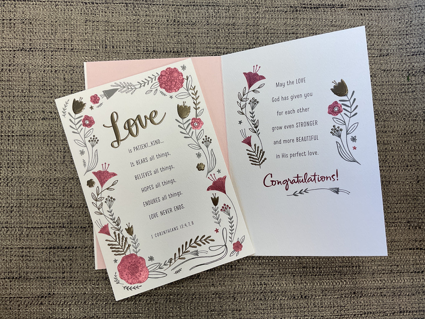 Wedding Religious Card