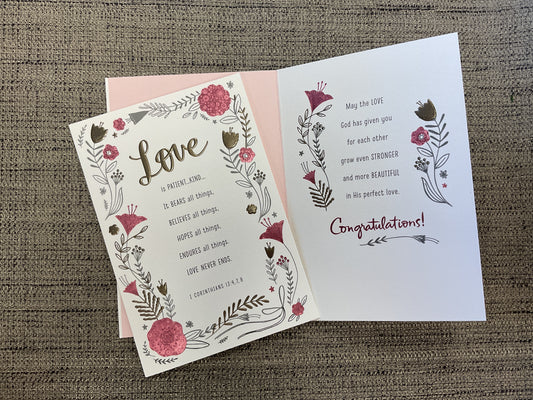 Wedding Religious Card