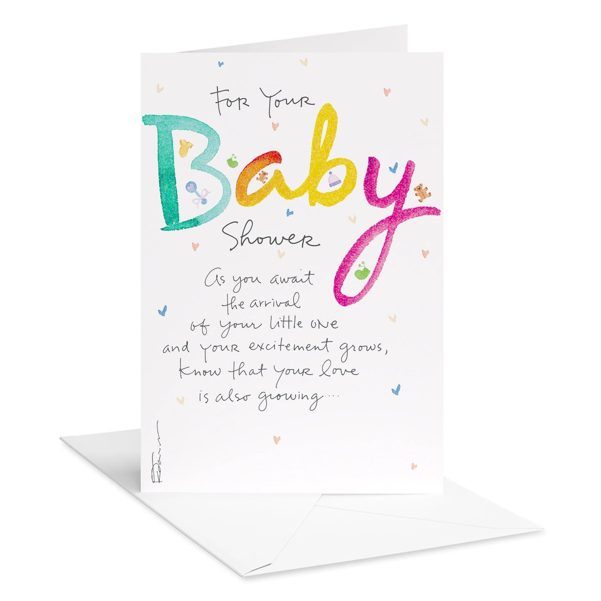 Baby Shower Love Is Growing Card