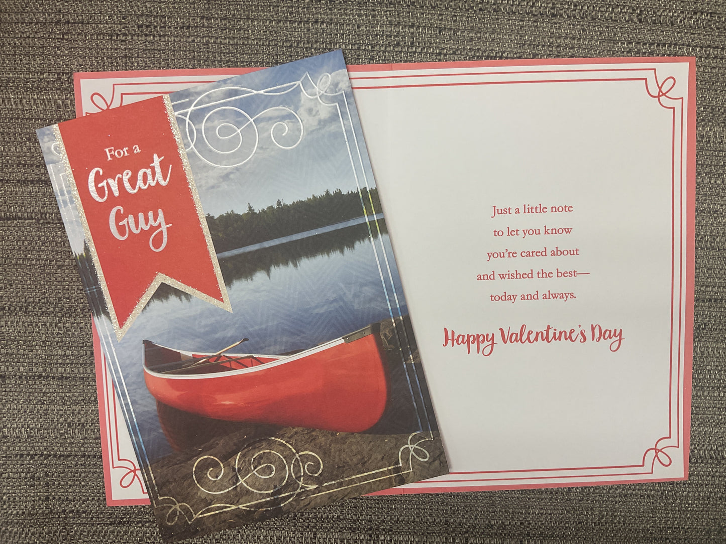 Masculine Valentine’s Day Card