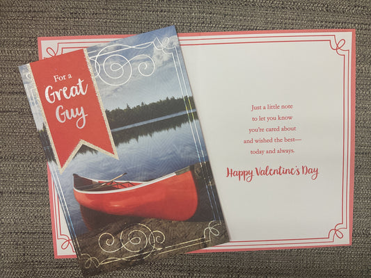 Masculine Valentine’s Day Card