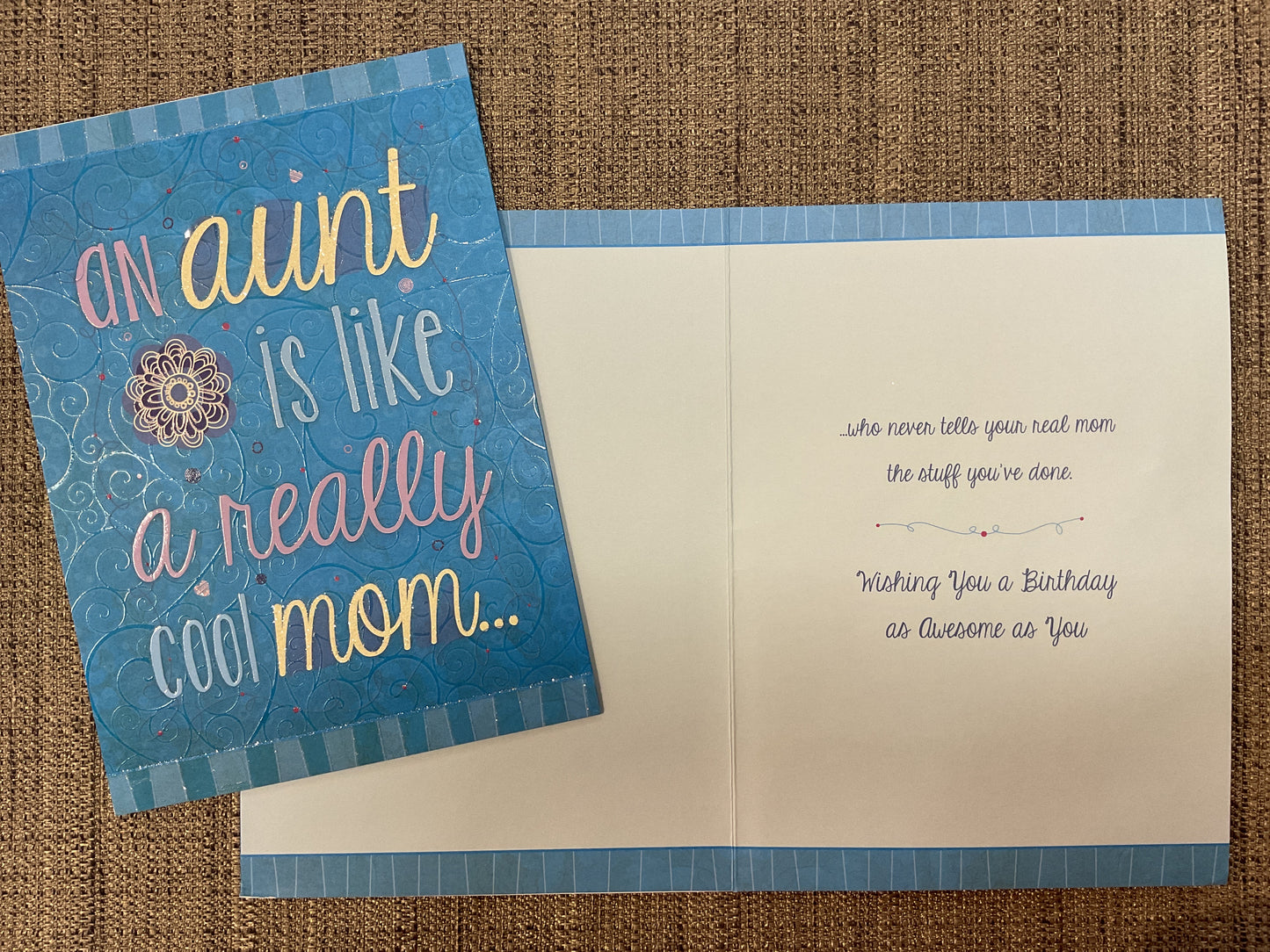 Aunt Birthday Card