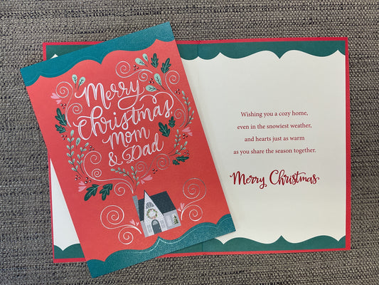 Parents Christmas Card