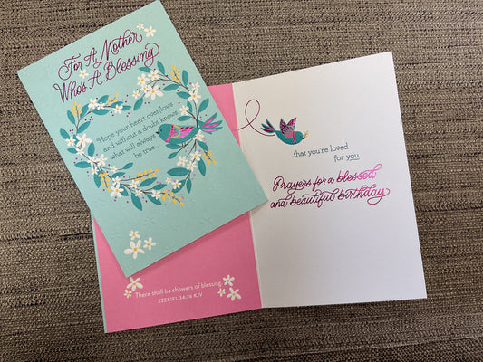 Religious Mother Birthday Card