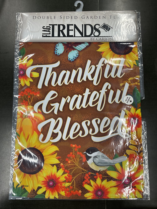 Thankful Garden Flag