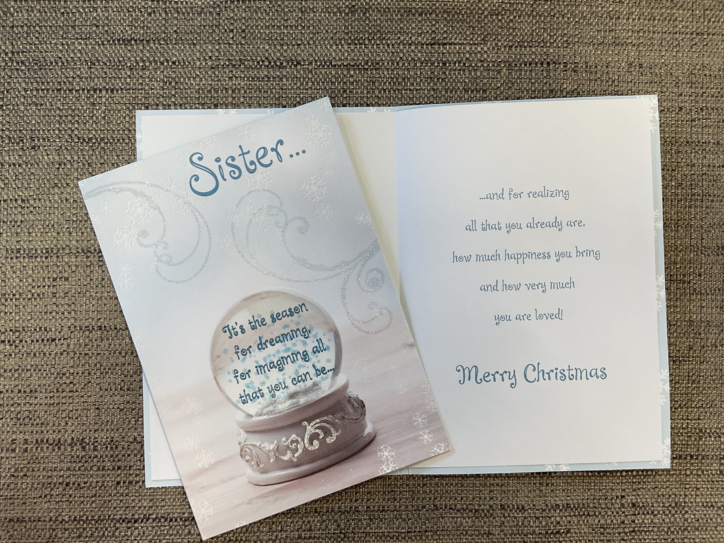 Sister Christmas Card