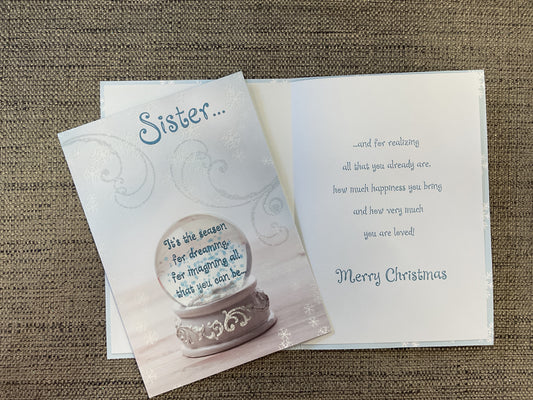 Sister Christmas Card