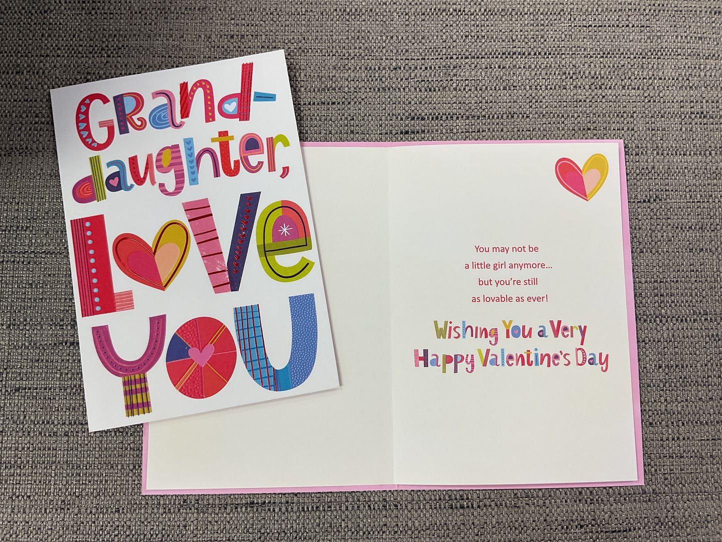 Valentine’s Day Card - Preteen Granddaughter