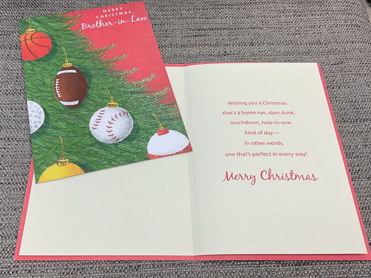 Brother-In-Law Christmas Card
