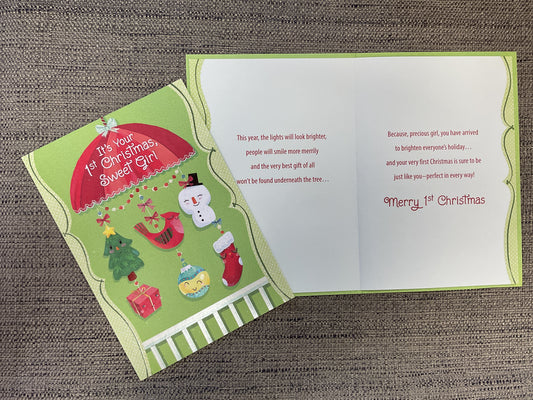 Baby Girl’s Fist Christmas