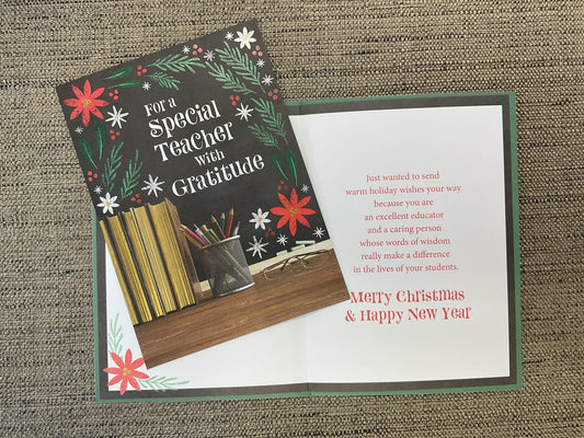 Teacher Christmas Card