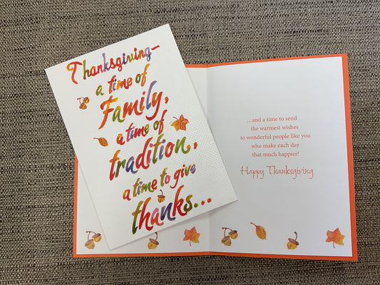 Happy Thanksgiving Card