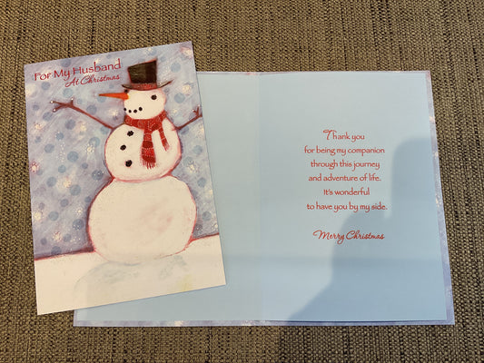 Husband Christmas Card