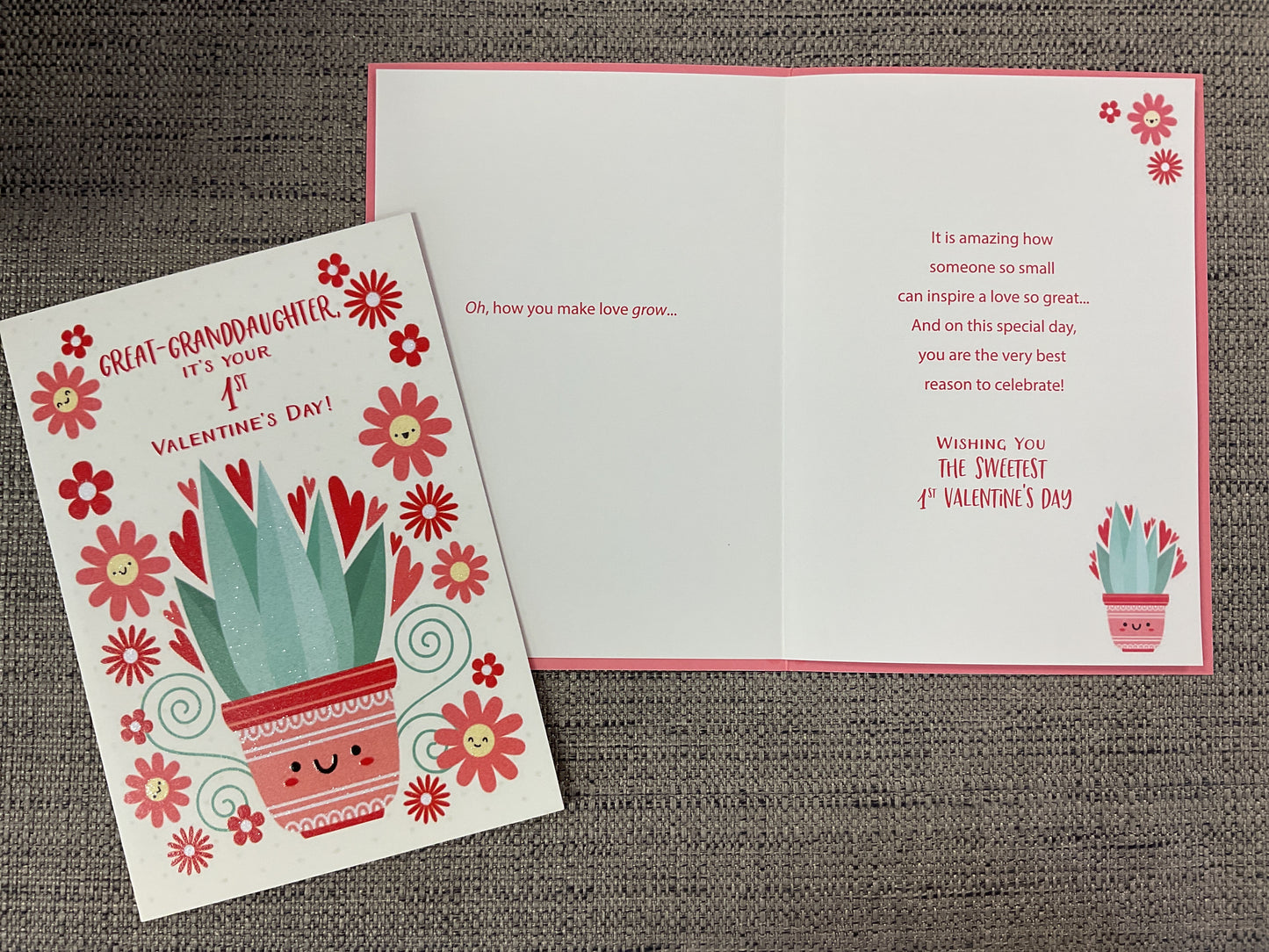 Valentine’s Day Card - Granddaughter’s 1st