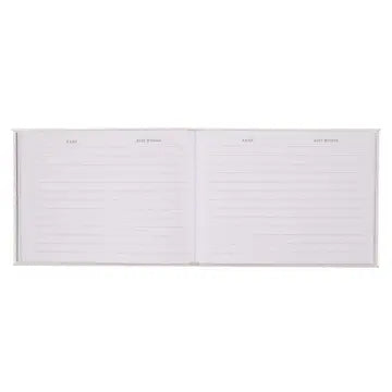 Guest Book White/Gold "Mr. & Mrs. Better Together"
