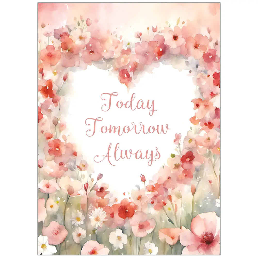 Today, Tomorrow, Always - Wedding Card