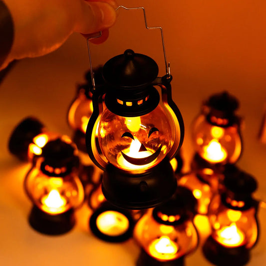 Halloween Pumpkin Head LED Jack O' Lantern