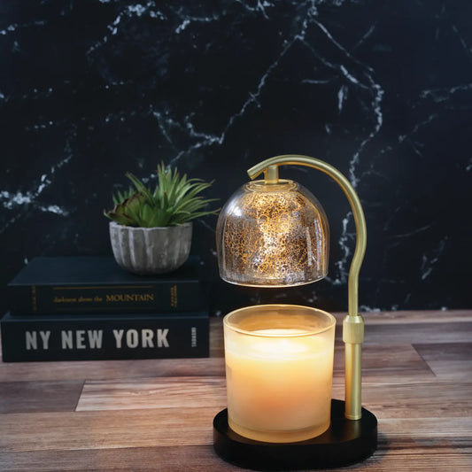 Mercury Glass Candle Warmer Lamp