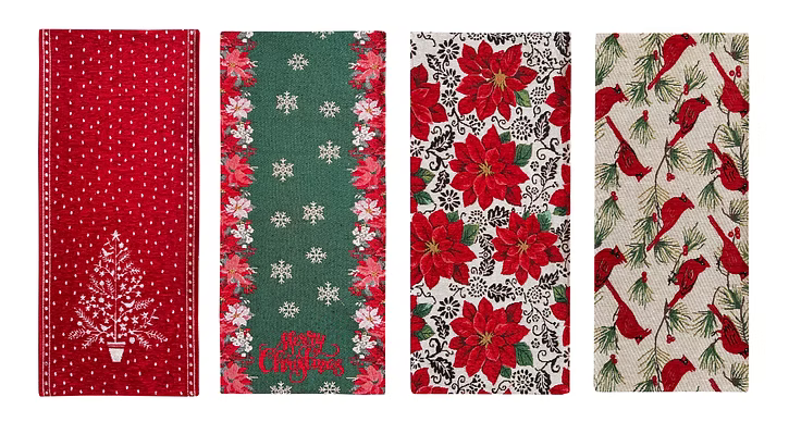 Christmas Chenille Table Runner