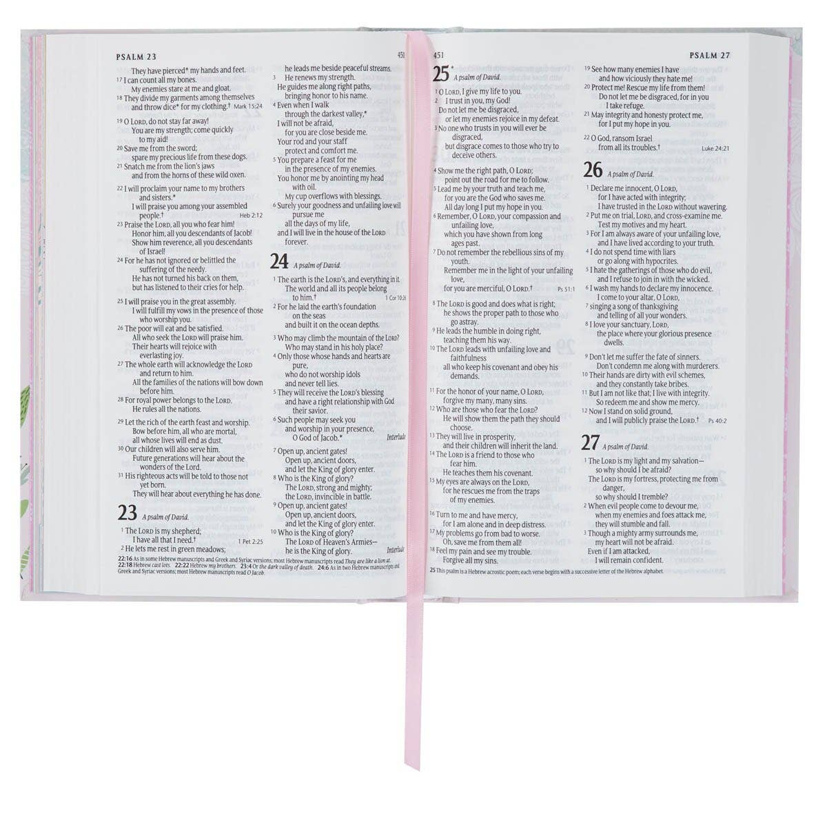 Bible NLT Infant Hardcover, Pink