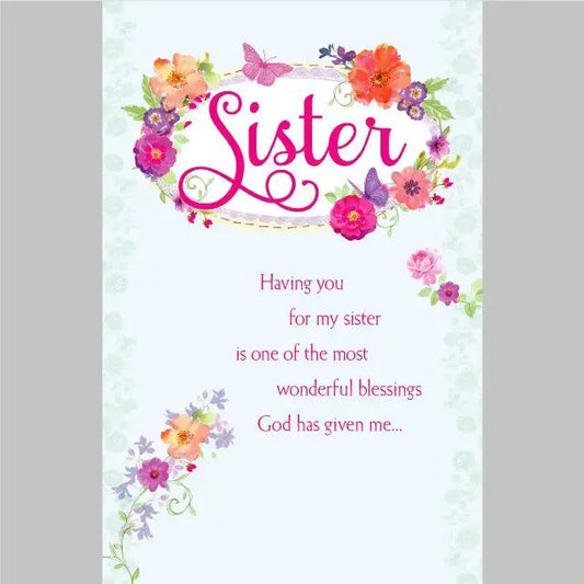 Sister Birthday Card