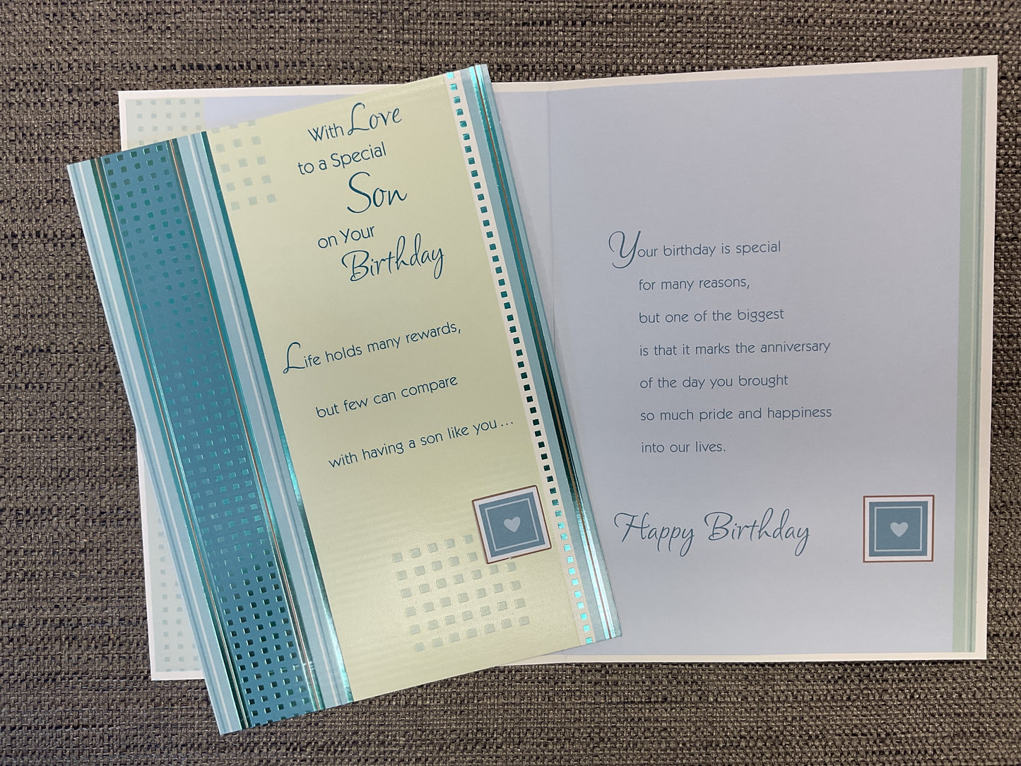Son Birthday Card