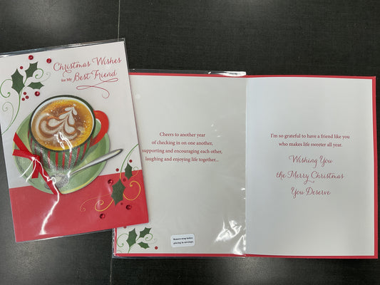 Best Friend Christmas Card