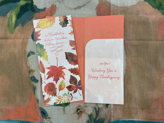 Thanksgiving Money Holder