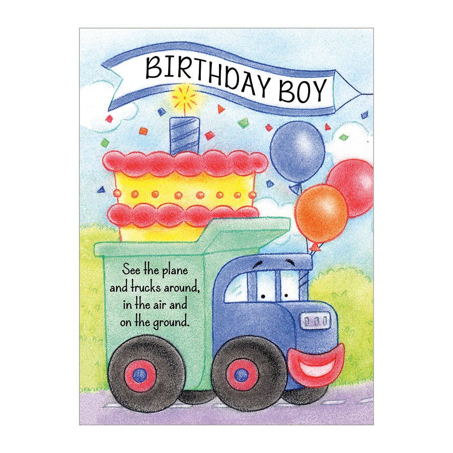 Construction Birthday - Birthday Boy Card