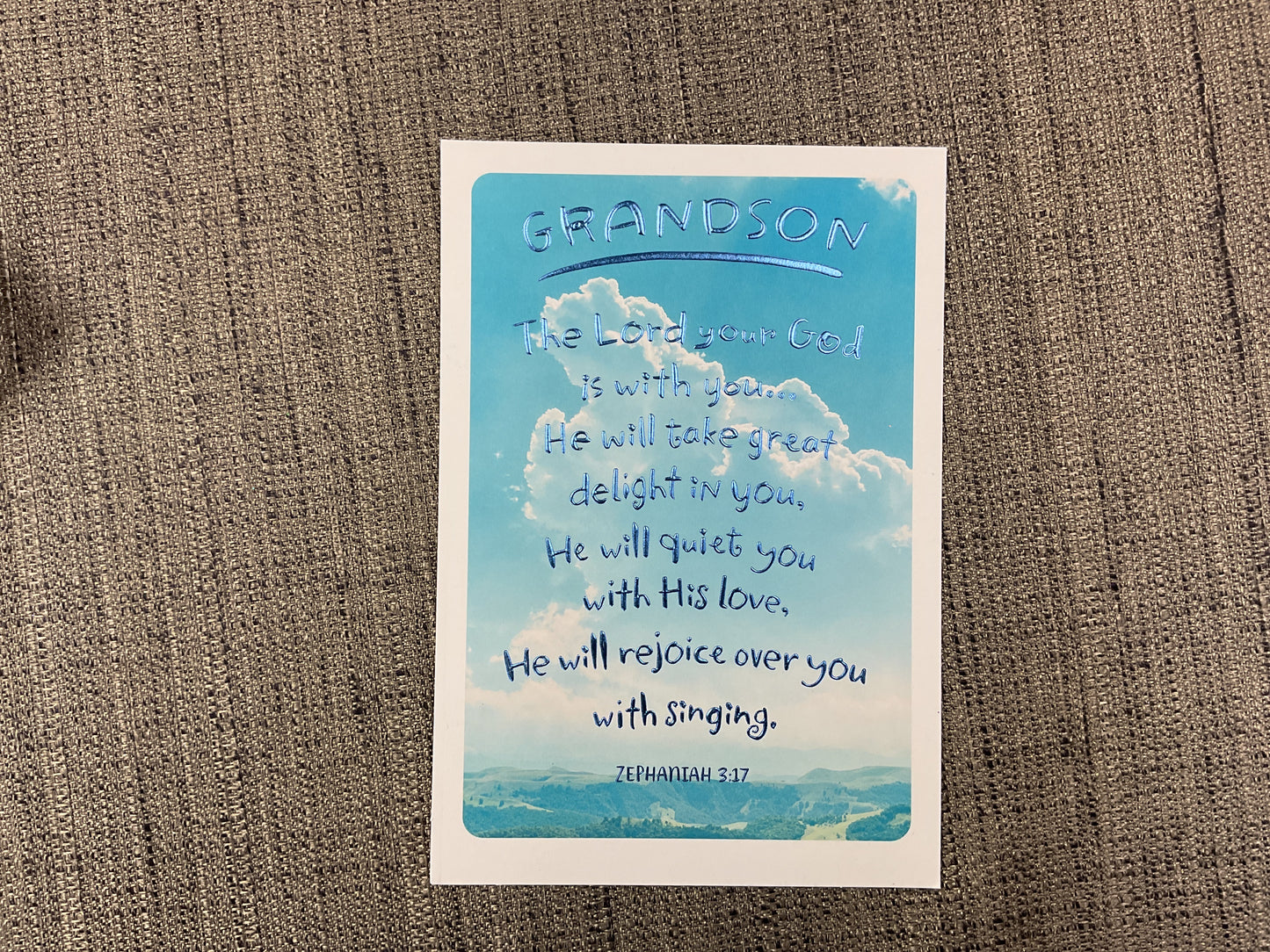 Grandson- Confirmation