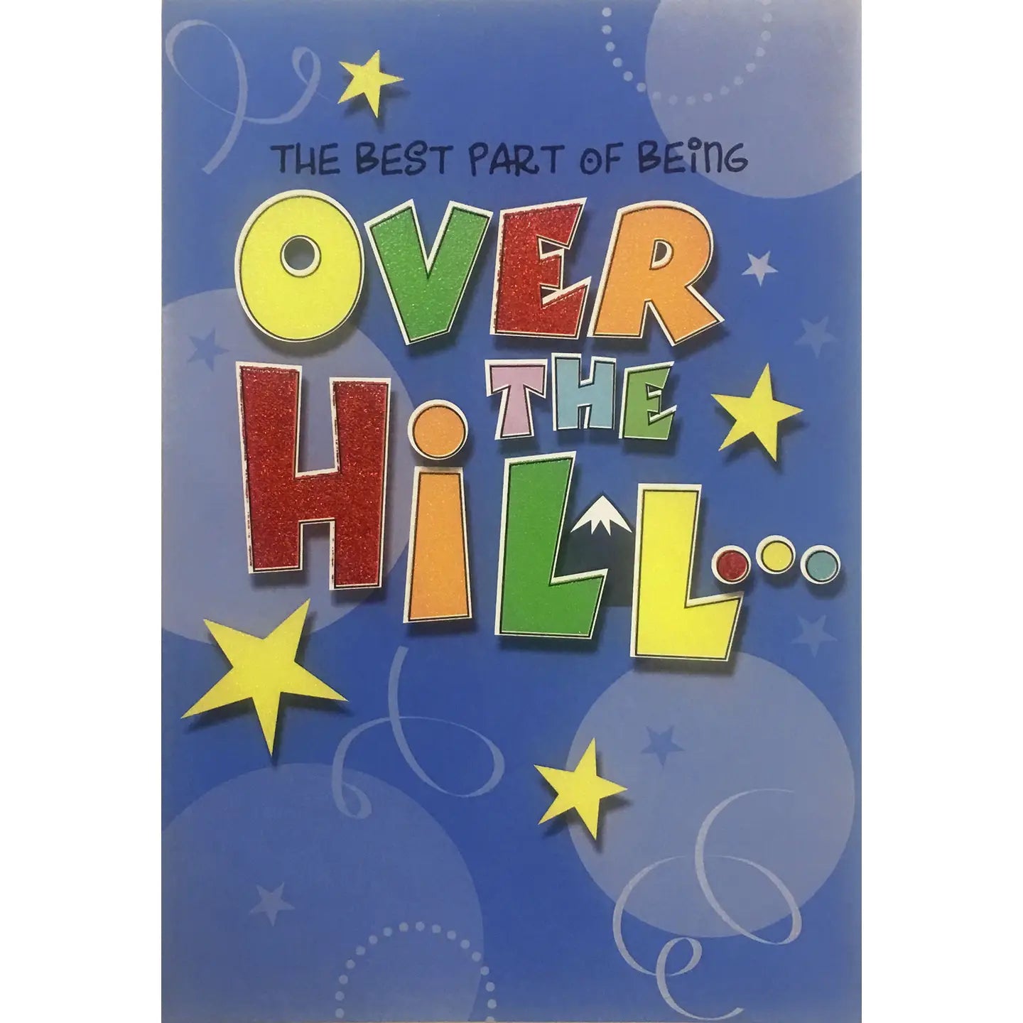 Jumbo Birthday Card Over the Hill