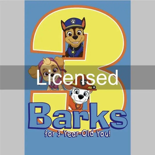 Age 3 Birthday Card