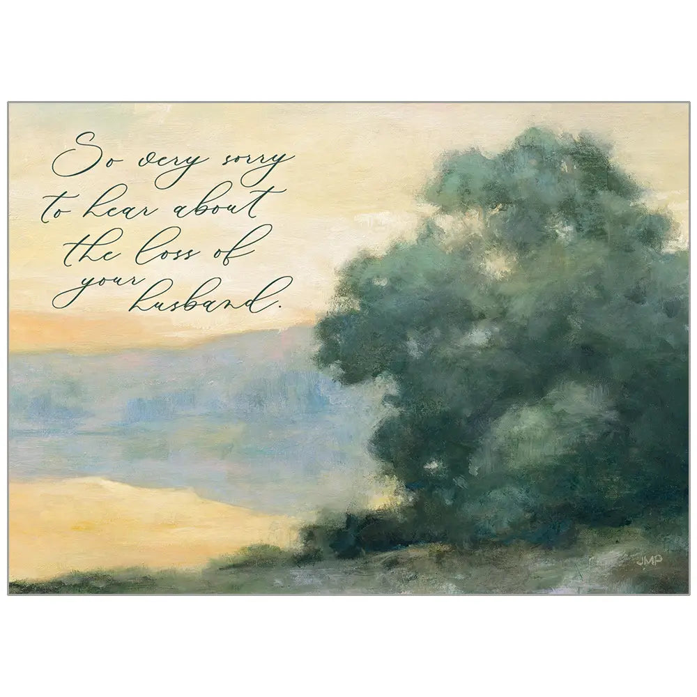 Hopeful View - Sympathy Loss of Husband Card