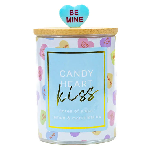 Candy Heart Kiss Candle