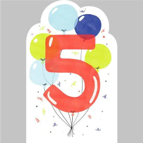 5th Birthday Card