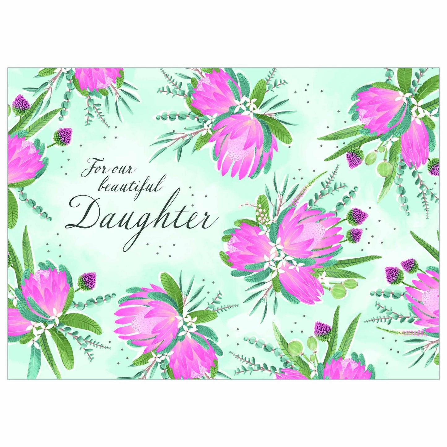 Rustic Blooms - Faith Birthday Daughter Card