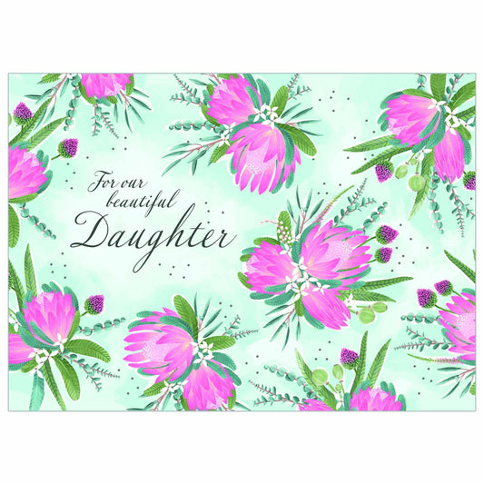 Rustic Blooms - Faith Birthday Daughter Card