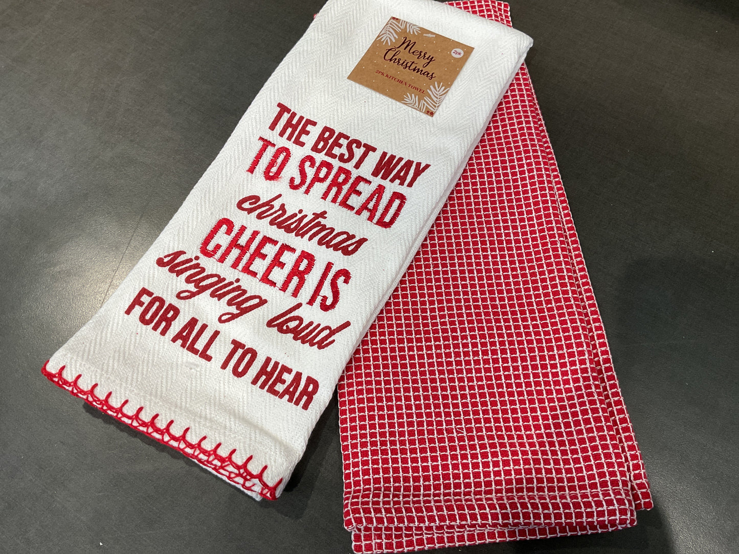 2PK Christmas Kitchen Towel