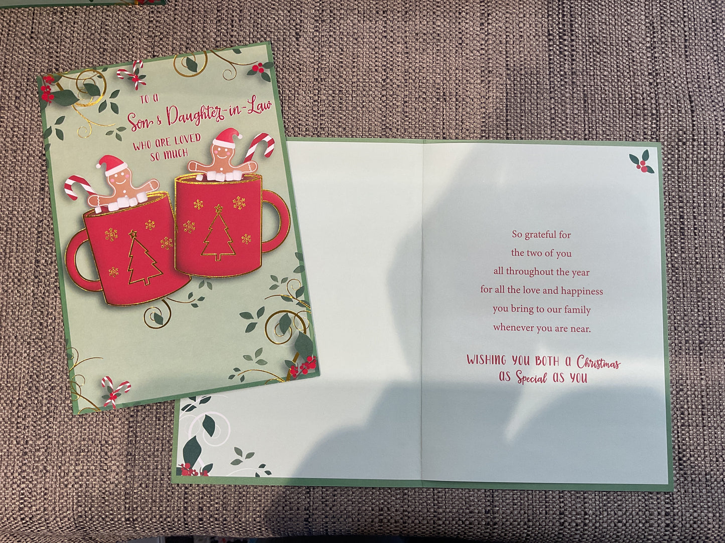 Son & Daughter-in-Law Christmas Card